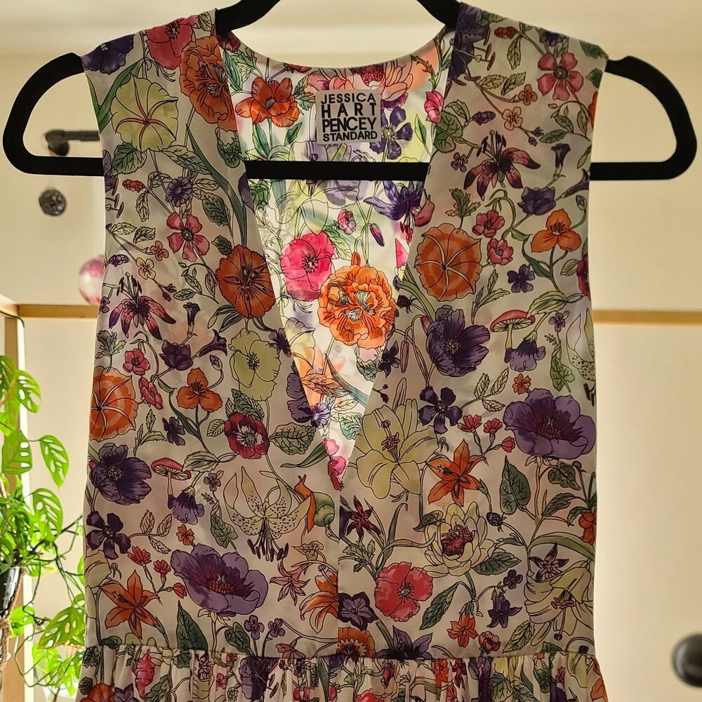 Jessica Hart X Pencey Standard Floor-length Floral Dress (size 4)